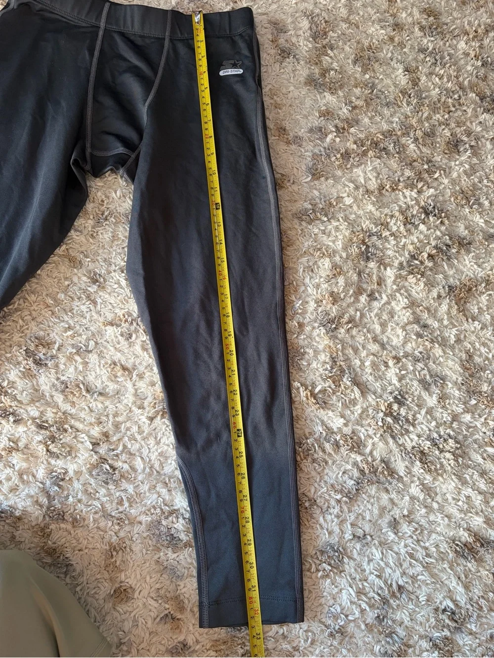 STARTER Men's Black Thermal Long Underlayer Pants*